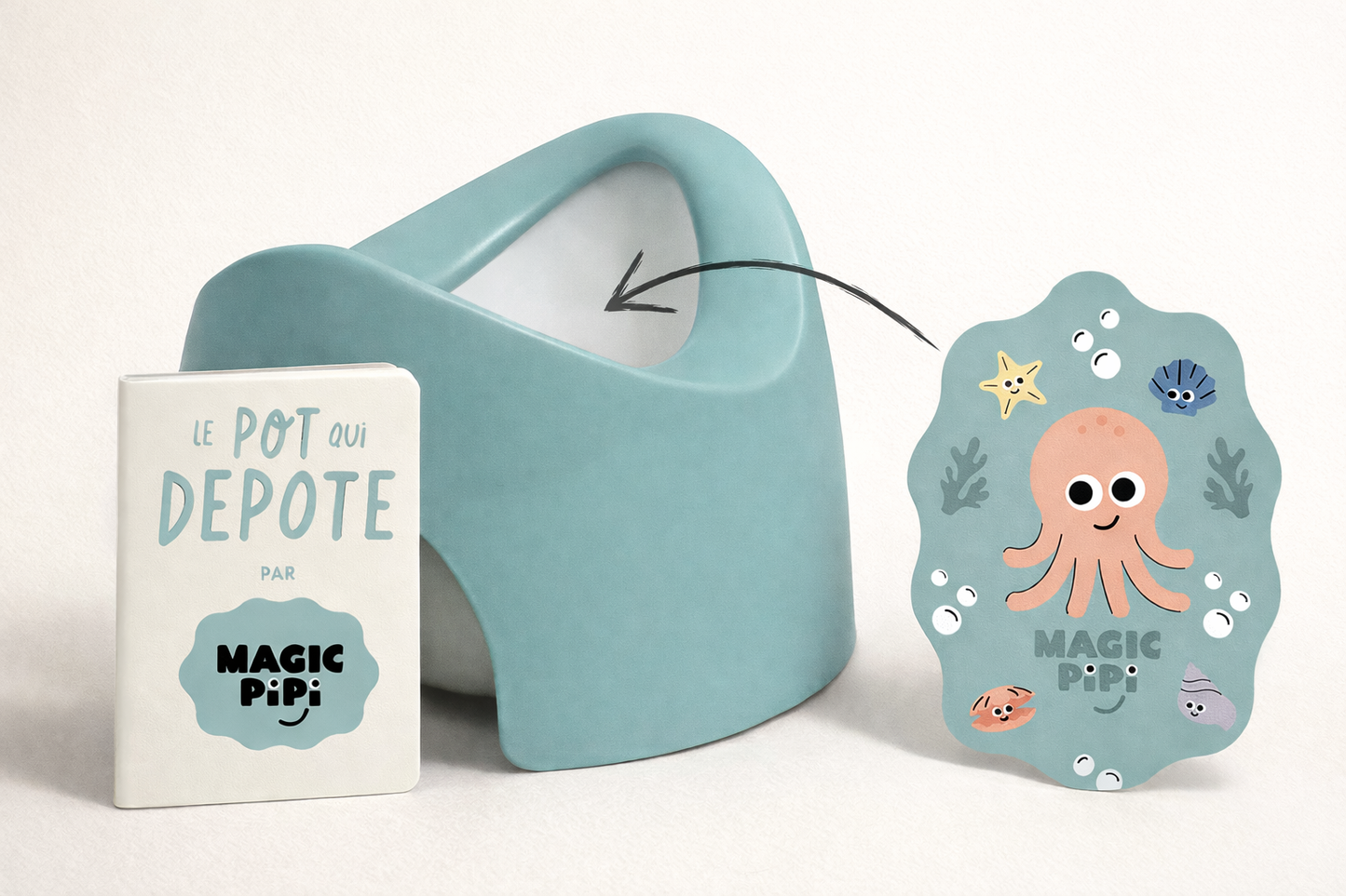 Le kit Magic PiPi - BLEU GIVRE