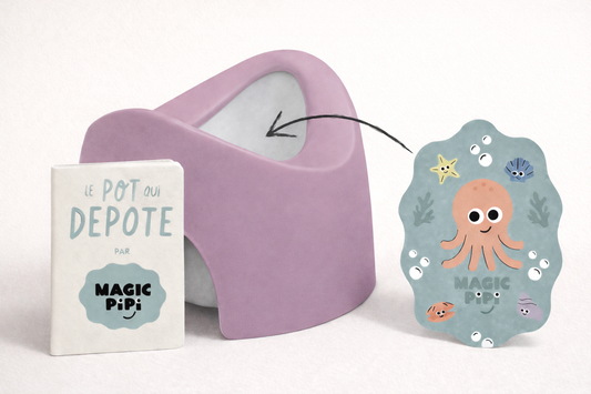 Le kit Magic PiPi - ROSE LILA