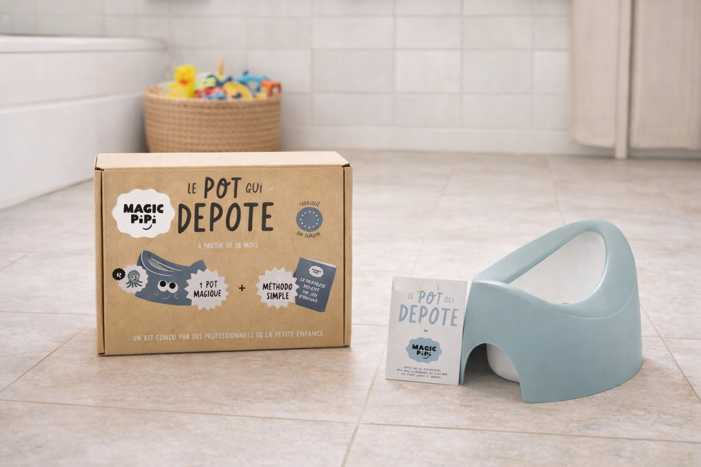 Le kit Magic PiPi - BLEU GIVRE